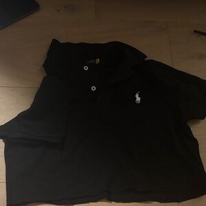 Polo by Ralph Lauren Black Crop Top